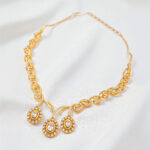 Radiant Trinity AD Necklace Set - Image 3