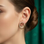 Interlocking Circles Pendant Set - Image 4