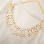 Timeless Cascade Necklace Golden Choker Set - Image 6