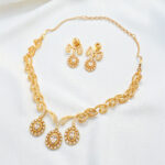 Radiant Trinity AD Necklace Set - Image 2