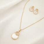 Crystal Circle Pendant Set - Image 7
