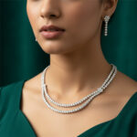 Double-Row Tennis Necklace Set - Image 2