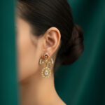 Radiant Trinity AD Necklace Set - Image 5