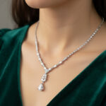 Regal Cascade Necklace Set - Image 5