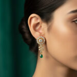 The Regal Cascade Golden Choker Set - Image 7