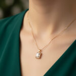 Aura Square Halo Pendent Set - Image 3
