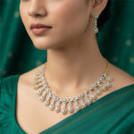 Timeless Cascade Necklace Golden Choker Set