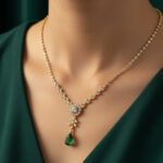 The Regal Cascade Golden Choker Set
