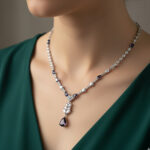 Regal Cascade Necklace Set - Image 4