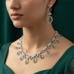 The Eternal Bloom Parure Silver Choker Necklace Set