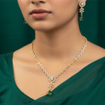 The Regal Cascade Golden Choker Set - Image 5