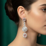 The Empress Triple-Layered Mid-Length Silver Choker Set - Image 4