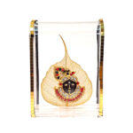 Shrinathji Mukharbind Golden Peepal Leaf Cabinet - Image 2