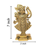 Ashtdhatu Shreenathji Murti - Image 3