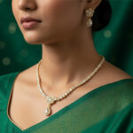 Aura Petal Drop Necklace Set - Image 4
