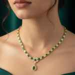 Aura Petal Drop Necklace Set