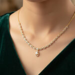 Delicate Drop Necklace Set - Image 3