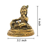 Ashtdhatu Bal Krishna (Laddu Gopal) Idol - Image 3