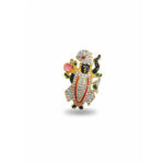 Shreenathji Gold-Plated Brooch - Image 4