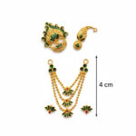 Gold-Plated Meenakari Shringar Set for Thakurji - Image 3