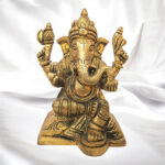 Handcrafted Ashtadhatu Ganesha Idol - Image 3