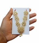 Traditional Kundan & Pearl Mala for Thakurji - Image 6