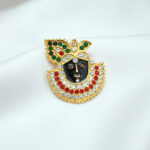 Traditional Shrinathji Mukharbind Brooch - Image 2