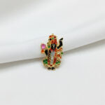 Divine Shreenathji Gold-Plated Brooch - Image 2