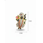 Shreenathji Gold-Plated Brooch - Image 3
