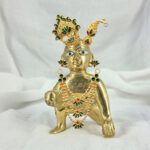 Gold-Plated Meenakari Shringar Set for Thakurji - Image 2