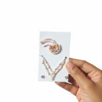 Premium White & Baby Pink Pearl Shringar Set for Laddu Gopal / Thakurji - Image 5