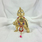 Handcrafted Stone Studded Thakurji Mala for Laddu Gopal & Deity Shringar – Multicolor Designer Kanthi Haar with Pearl Drop - Image 2