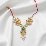 Emerald-Green Teardrop Thakurji Mala
