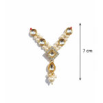 Premium Handcrafted White Pearl & Kundan Mala - Image 3