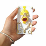 Devotional Yellow & Pearl Shringar Set for Laddu Gopal / Thakur Ji - Image 4