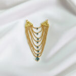 Traditional Gold-Plated Multi-Layer Moti Mala for Thakurji | Handcrafted Pearl Haar for Laddu Gopal, Kanha Ji & Deity Idols
