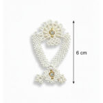Premium White Pearl Shringar Malaji for Thakurji/Laddu Gopal - Image 3