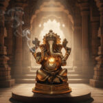 Handcrafted Ashtdhatu Lord Ganesha Murti