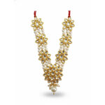 Traditional Kundan & Pearl Mala for Thakurji - Image 3
