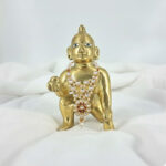 White Pearl Shringar Mala for Thakurji / Laddu Gopal - Image 2