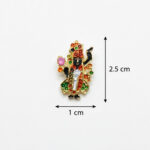 Divine Shreenathji Gold-Plated Brooch - Image 3