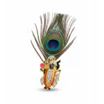Shreenathji Peacock Feather Brooch - Image 3