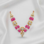 Traditional Pink & White Pearl Shringar Mala for Laddu Gopal/Thakurji
