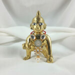 Premium Kundan Meenakari Mala for Thakurji - Image 2
