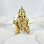 Traditional Kundan & Pearl Mala for Thakurji - Image 2
