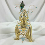 Premium Sky Blue & Pearl Shringar Set for Laddu Gopal - Image 2