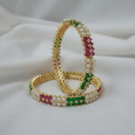 American Diamond & Pearl Bangles