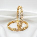 Handcrafted Traditional Criss-Cross Bangles for Women