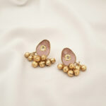 Traditional Kashmiri Long Necklace Set | Traditional Kashmiri Kundan & Pearl Long Necklace Set - Image 6