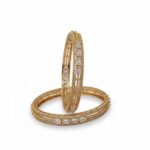 Gold Plated American Diamond (AD) Studded Bangles - Image 7